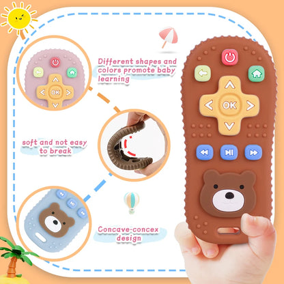 Silicone Teether Remote Control Toy