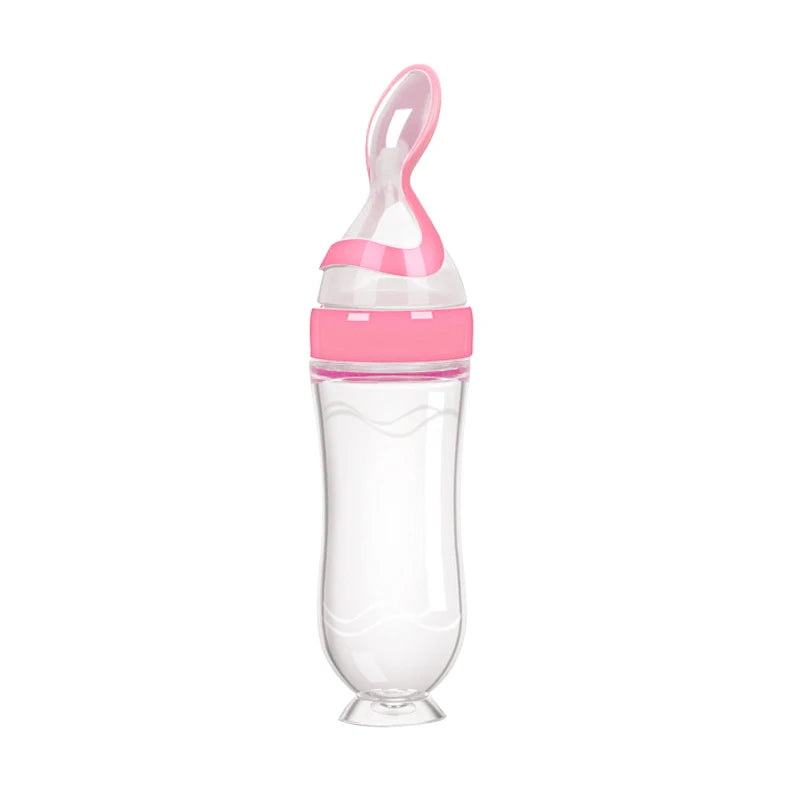 Baby Bottle With Spoon