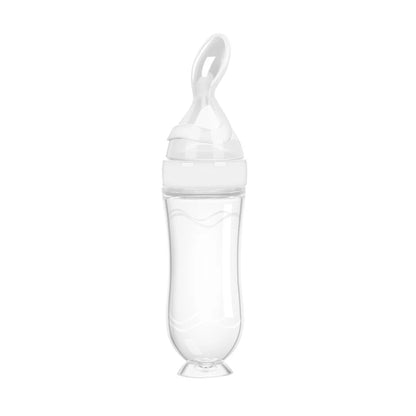 Baby Bottle With Spoon