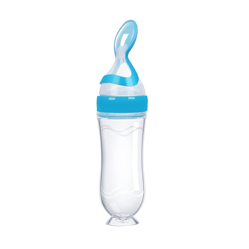 Baby Bottle With Spoon