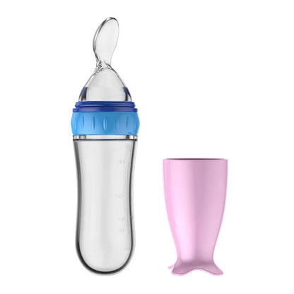 Baby Bottle With Spoon