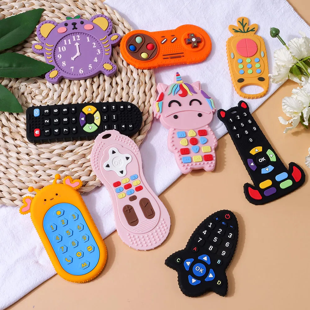 Silicone Teether Remote Control Toy